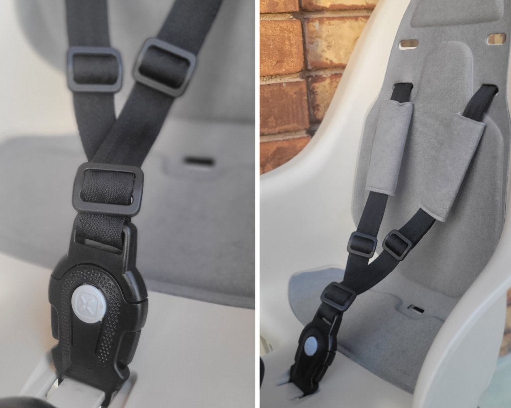 Close up of the Decathlon Elops 100 Rear Child Bike Seat