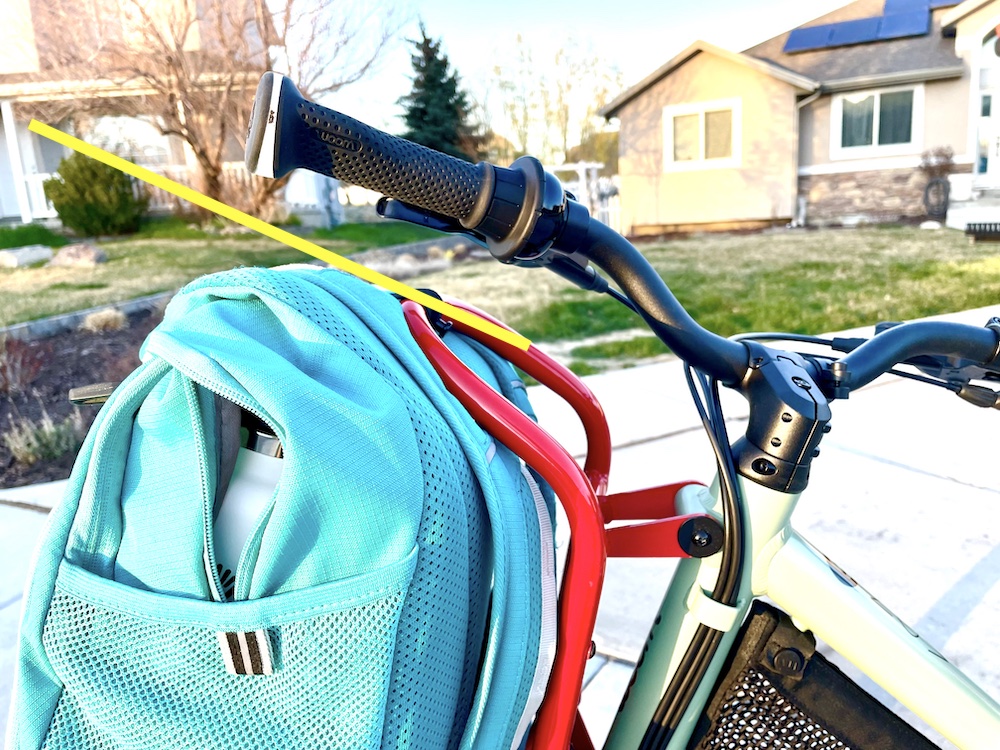 woom NOW rack height limiter