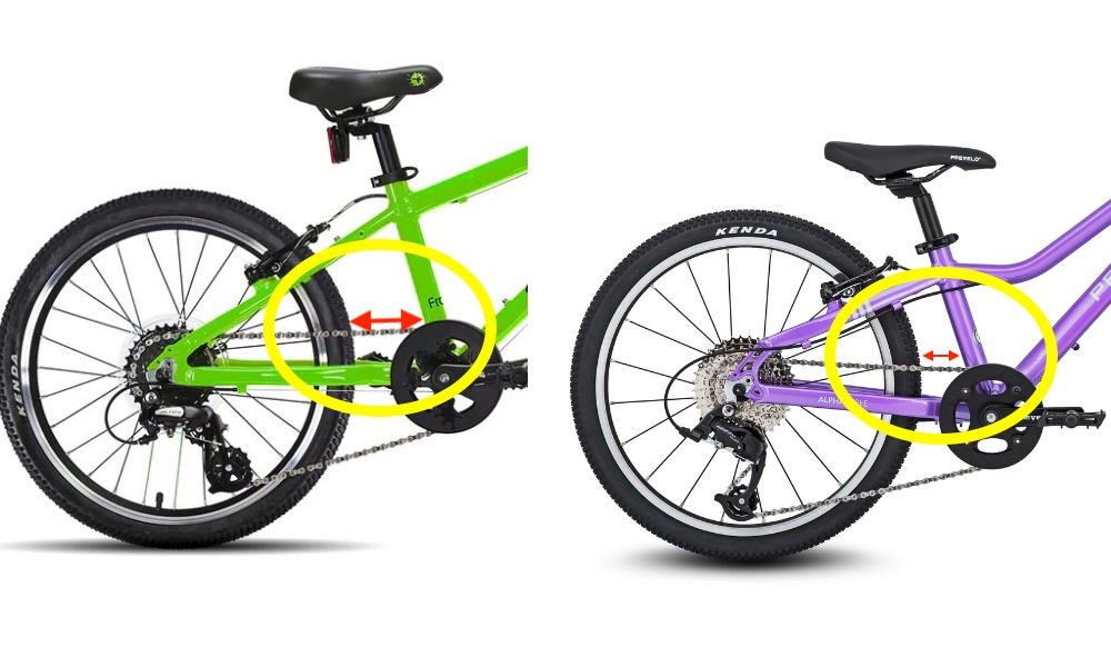 chainstay differences on Frog 52 vs. Prevelo Alpha Three