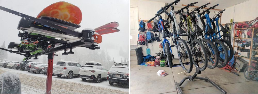 Alta snow, Alta mobile bike rack stand