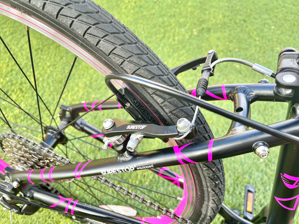 Special SureStop brake pad on Guardian 26