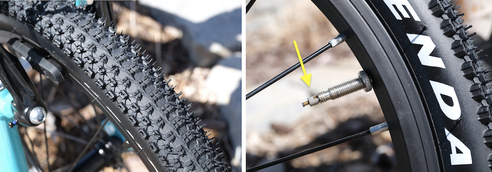 Kenda tires of the Revo, Presta valve tubes