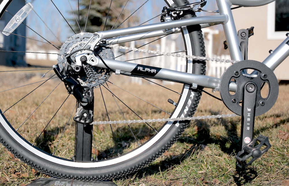 drivetrain of the Prevelo Alpha Five