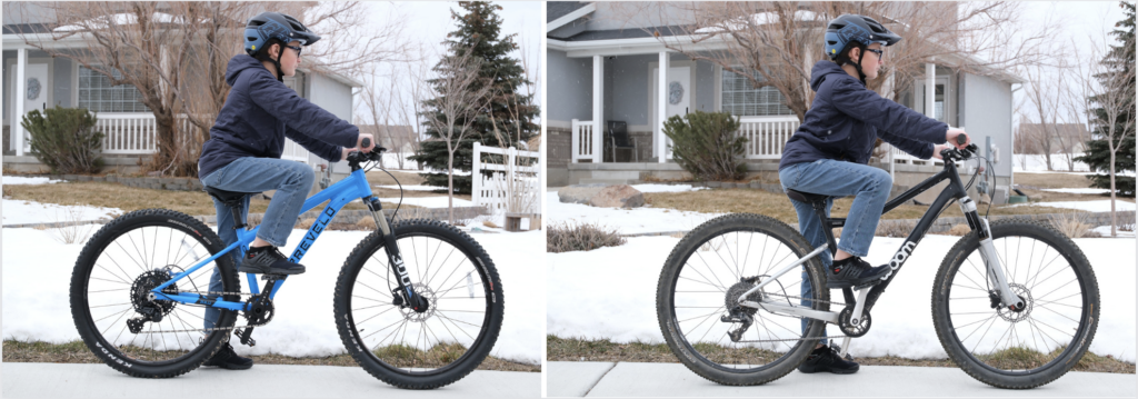 Rider on the prevelo Zulu 26 and the womo OFF AIR 26