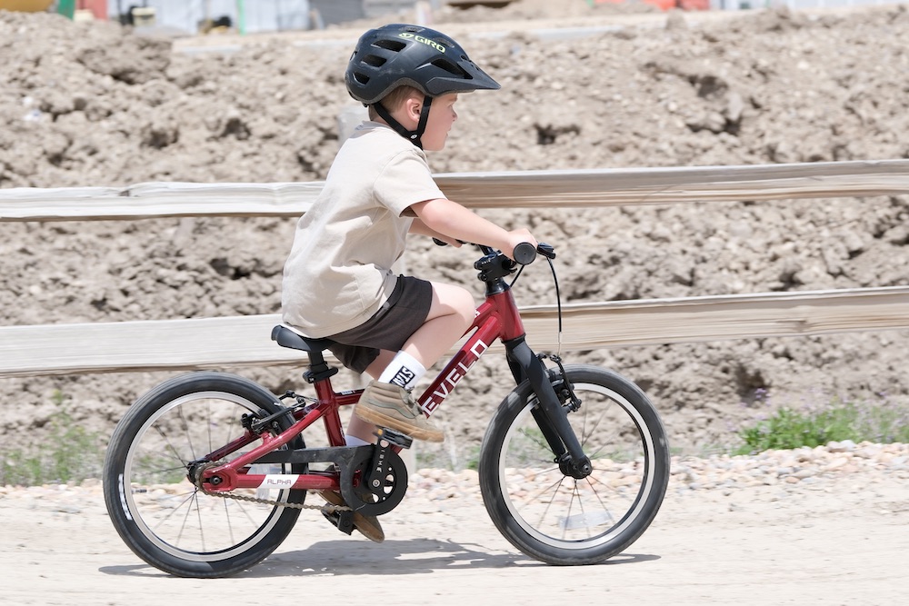 prevelo kids bikes ridden on dirt