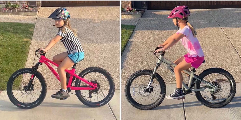 Side by side comparison of geometry of Trailcraft Blue Sky and Prevelo Zulu Three