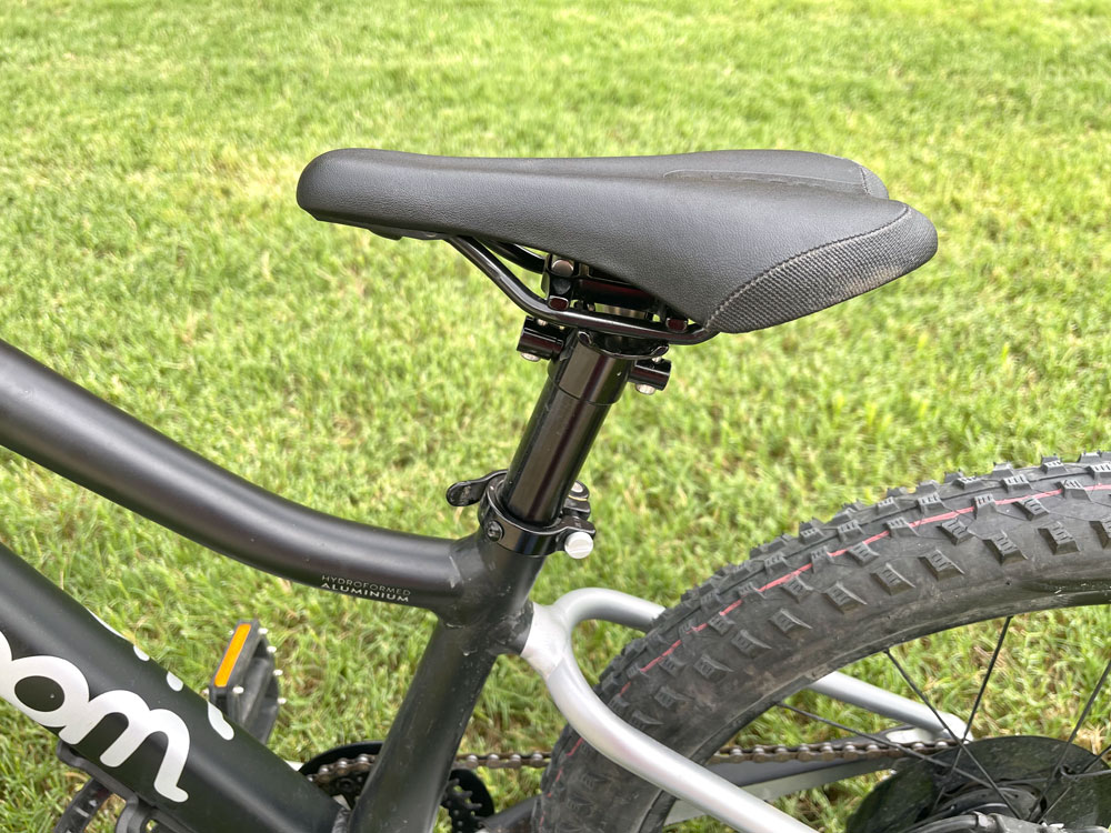 New saddle style on woom OFF bikes