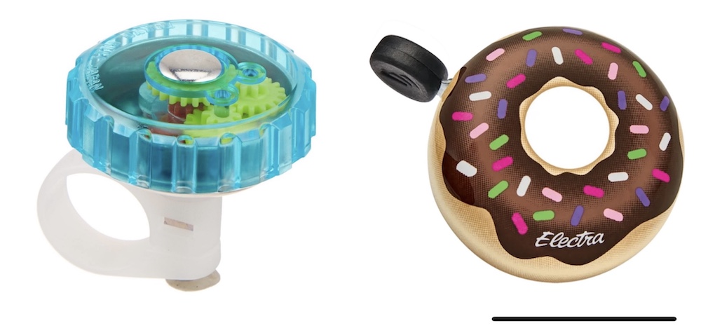 Kids bike bells by Incredibell and Electra