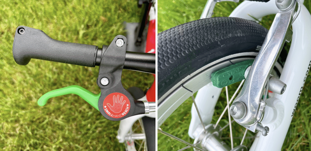 woom go brake lever and brake pad