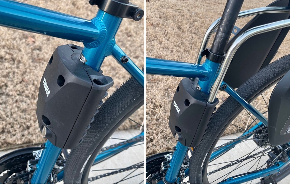 Thule Yepp Nexxt Maxi 2 frame mounted mounting block system