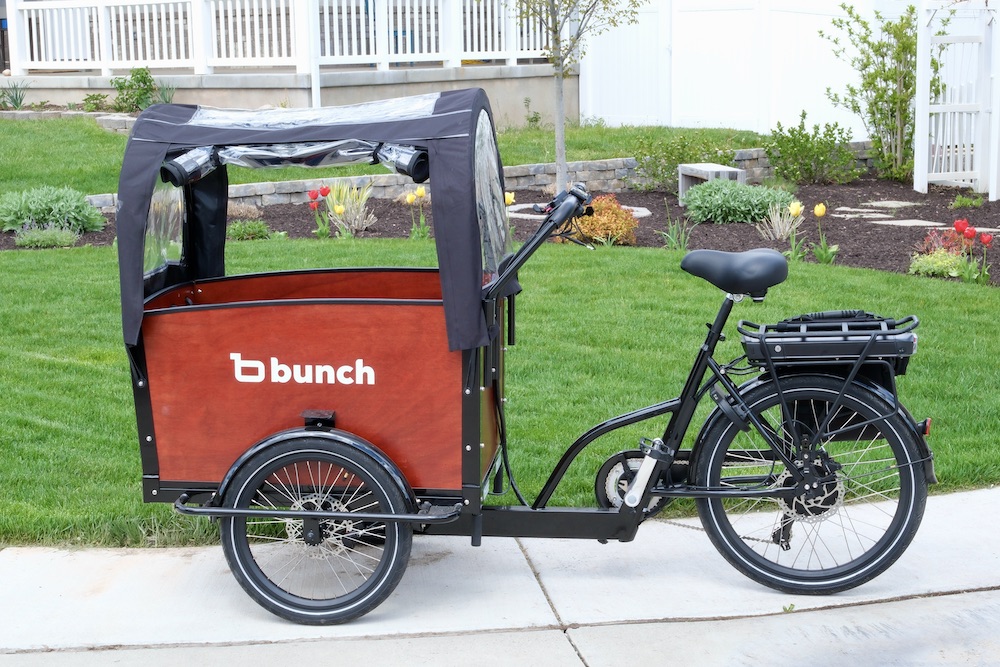 Bunch Bike with canopy on top