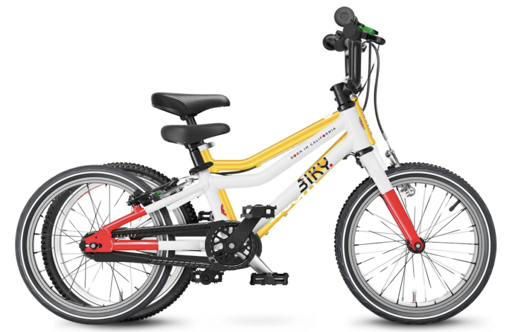 biky bikes 16 overlayed on the woom 3