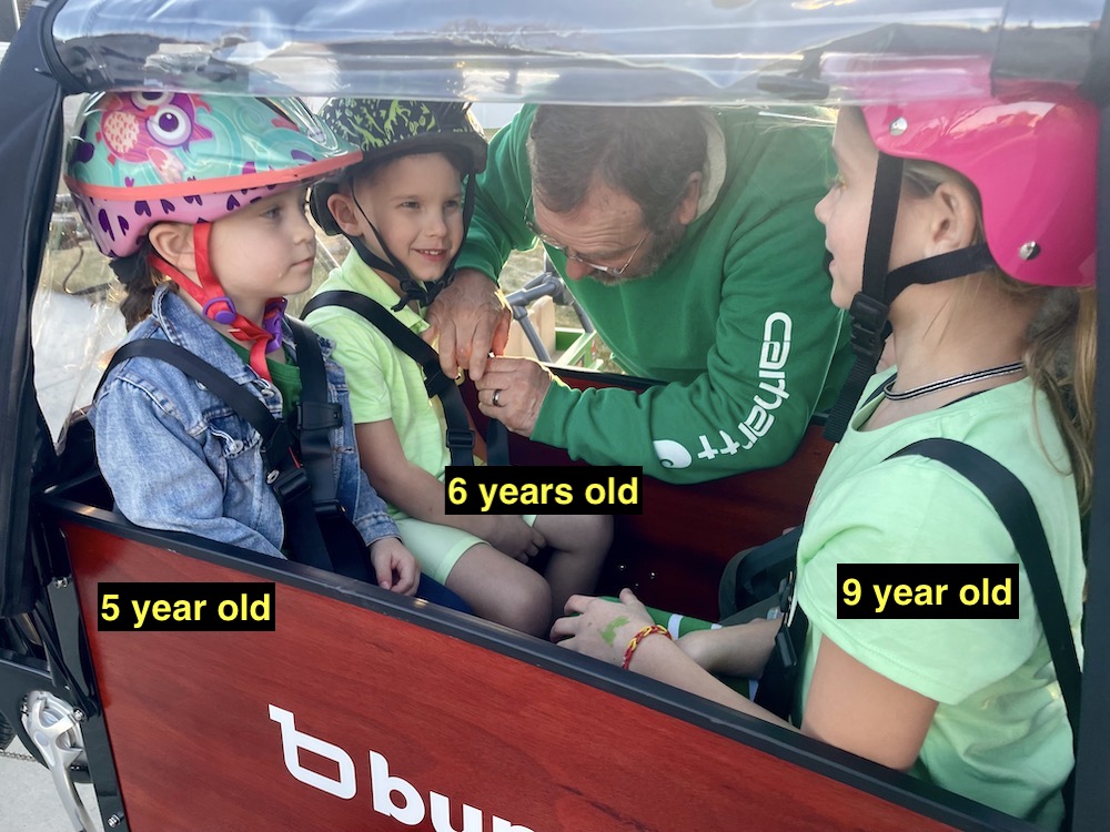 Bunch Bike with different ages