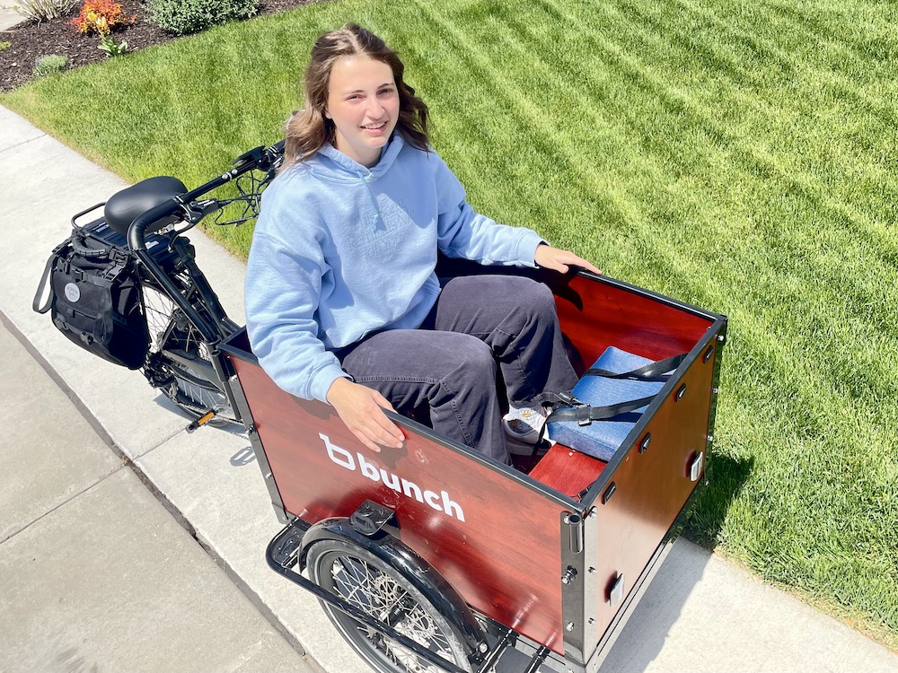 Bunch Bike with teenager