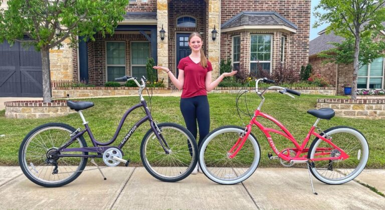 Electra Townie and Electra Cruiser bikes side by side