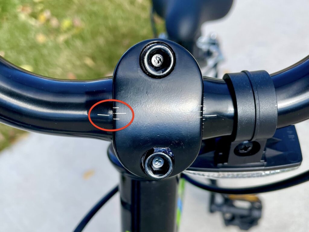 handlebar etchings on guardian bikes