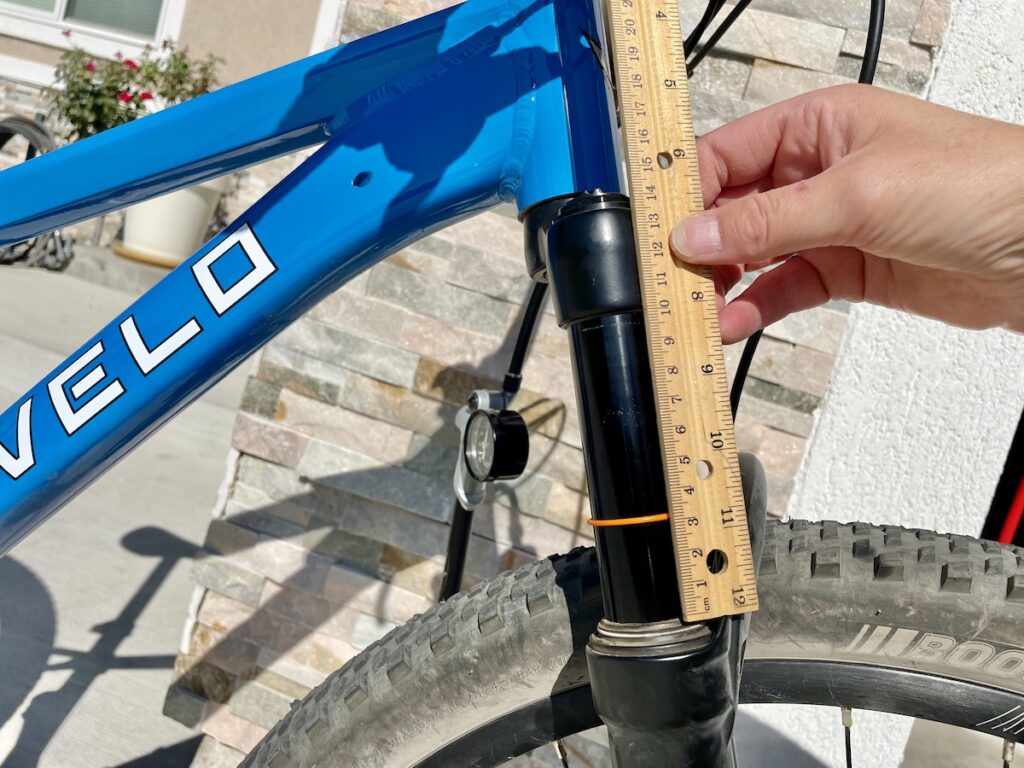 testing the sag on the prevelo zulu five's shock