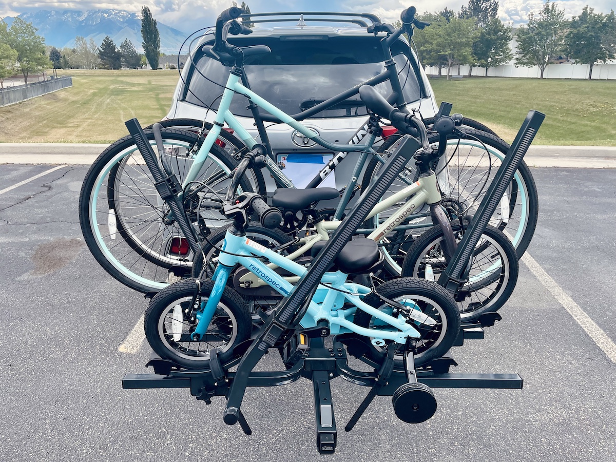 benton shifts and grins bike rack
