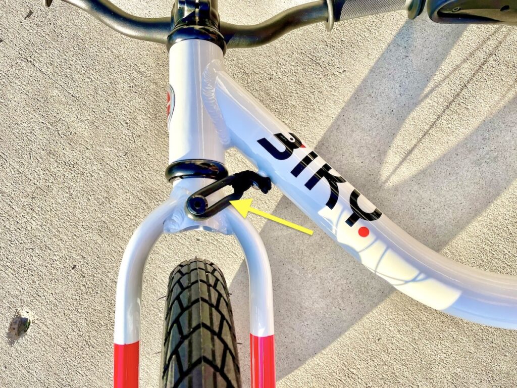 turning limiter on the biky 12 balance bike