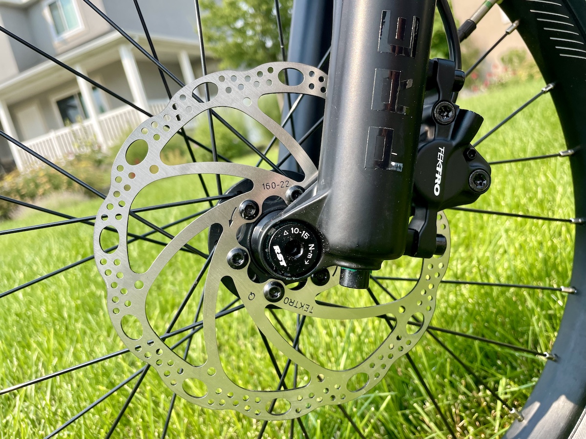 brake rotors on the prevelo zulu three