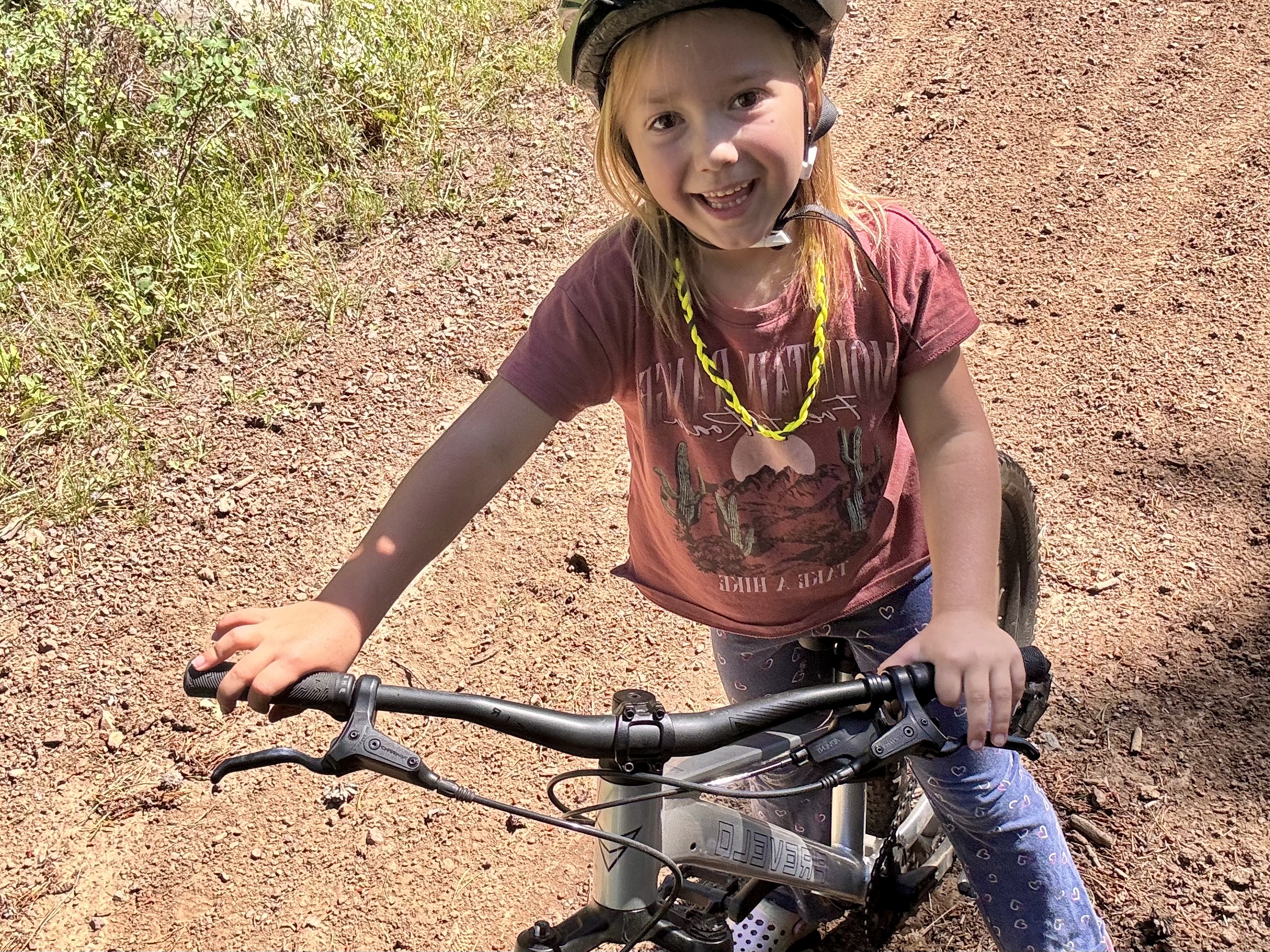 young rider on the Prevelo Zulu Three 20 inch mountain bike
