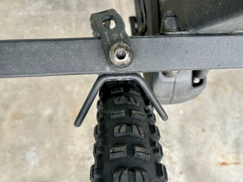 wheel cradles of the Thule ReVert