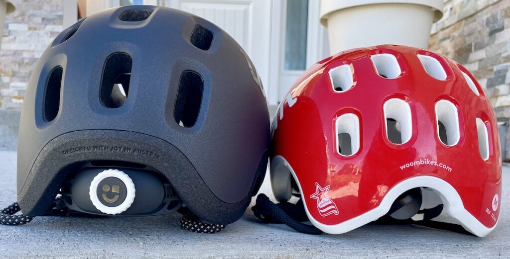 old woom helmet versus new READY helmet
