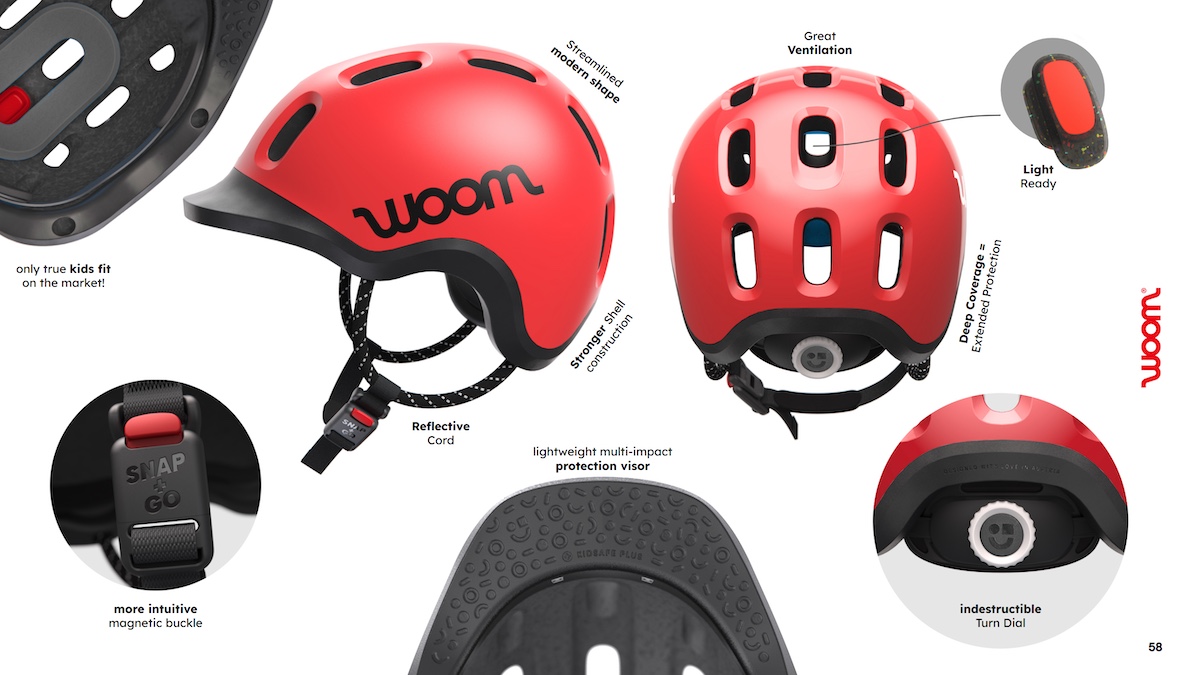 woom READY helmet highlights
