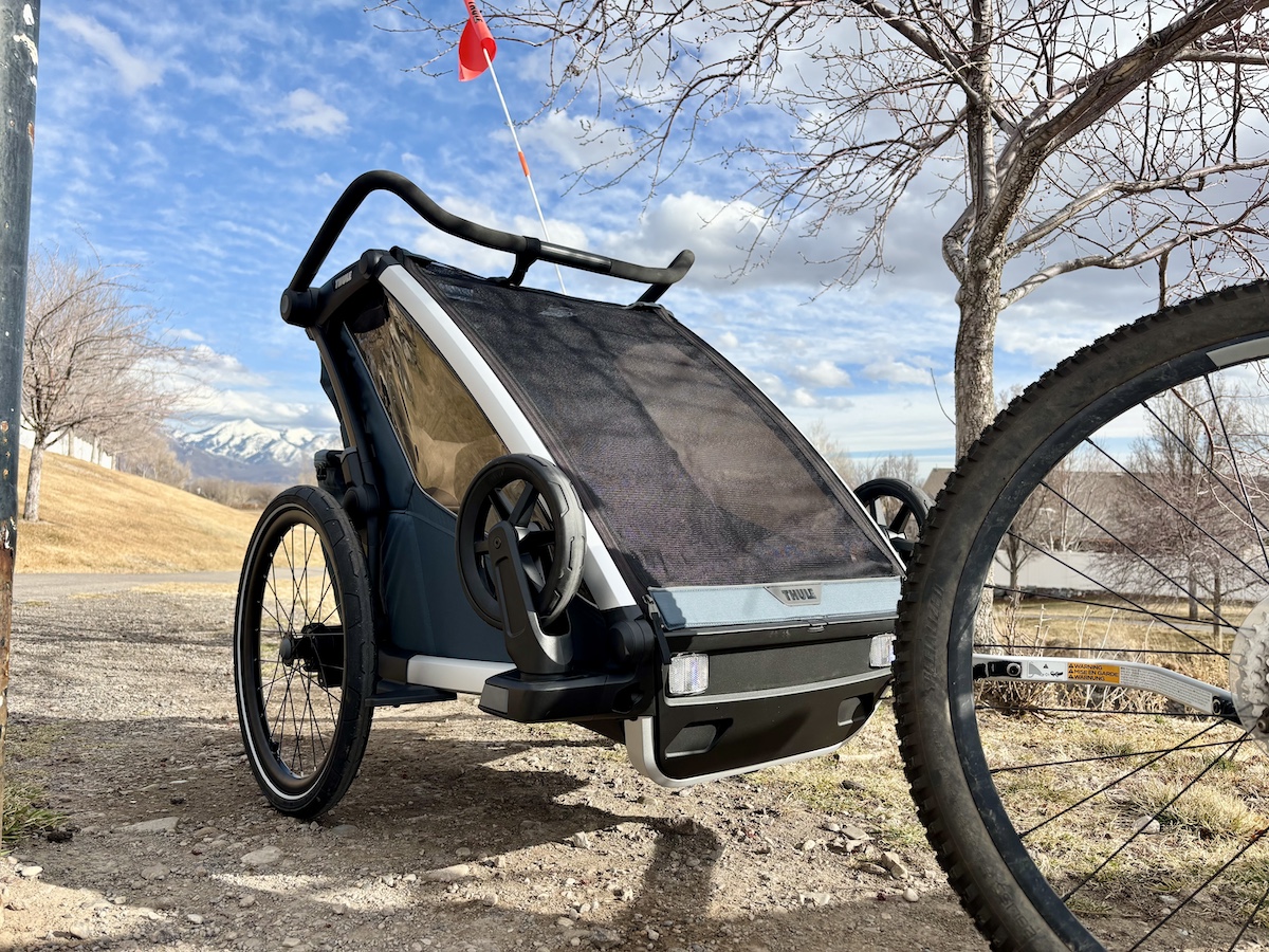 thule chariot cross as a bike trailer
