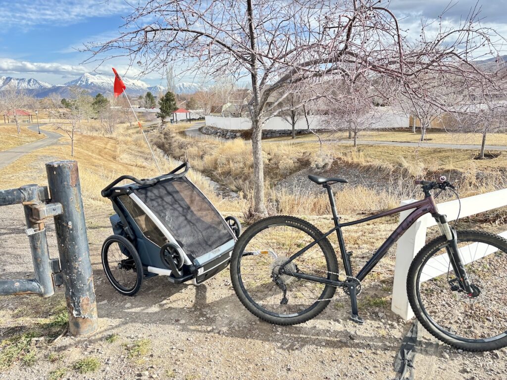 thule chariot as a bike trailer