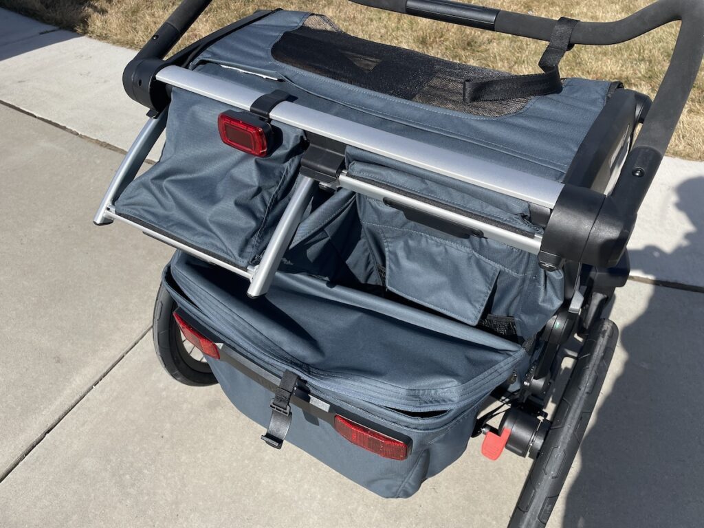 thule chariot cross 2 recline seats
