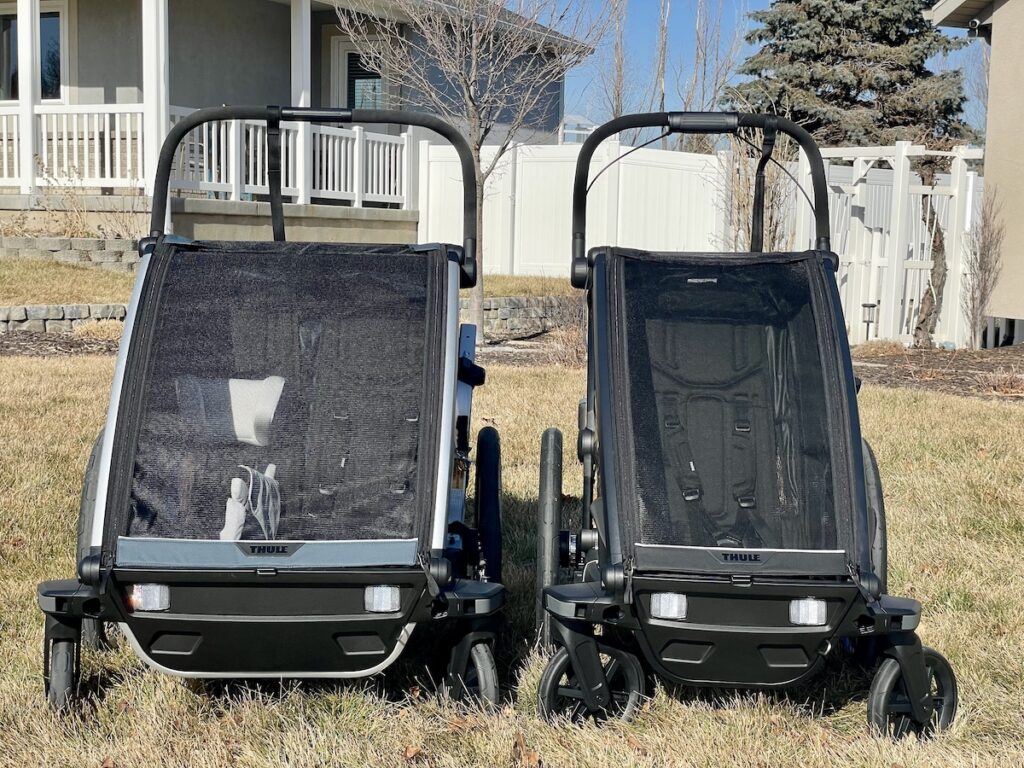 Double Thule Cross 2 vs. Sinlge Sport 2