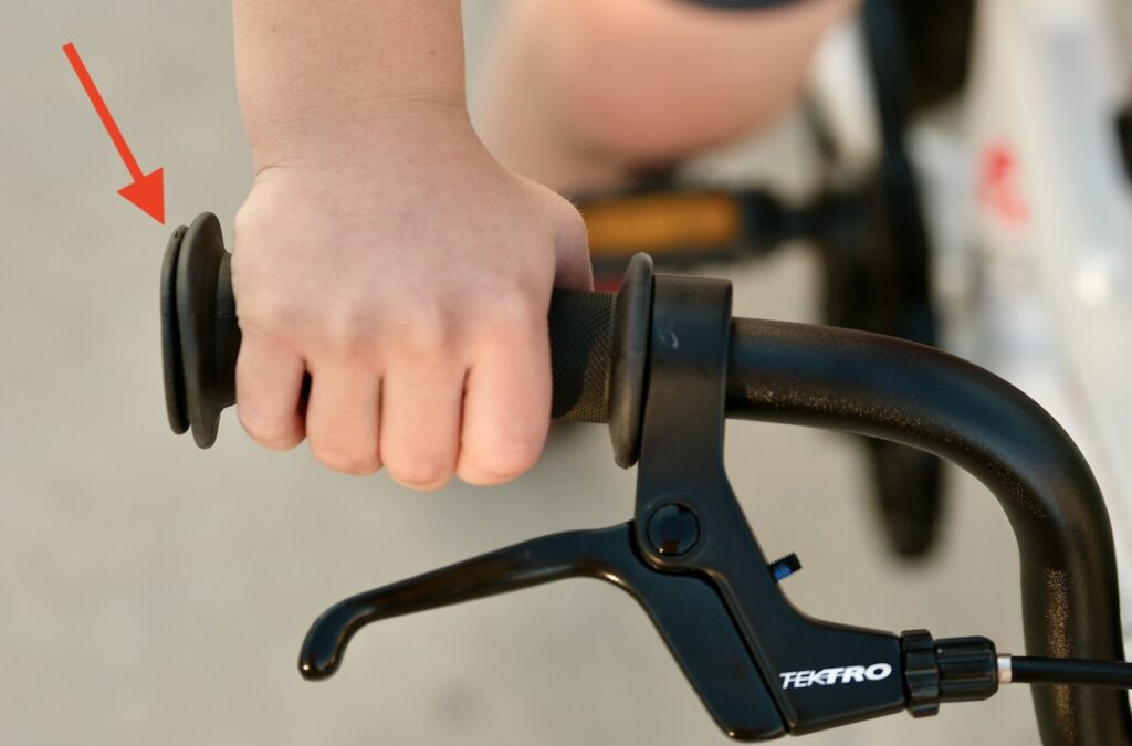 Biky Bikes grips with bumper