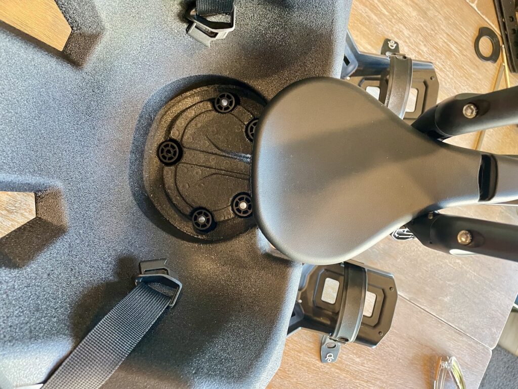 attaching the EVO seat to the shotgun Pro