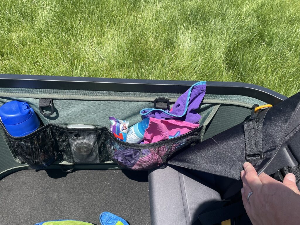 burley seat insert mesh pocket