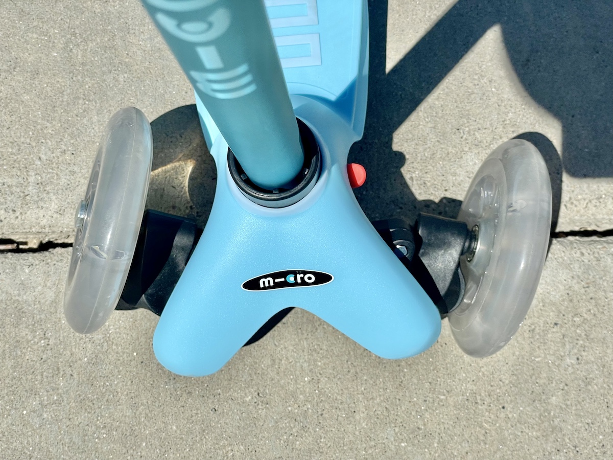 micro mini kickboard turning wheels
