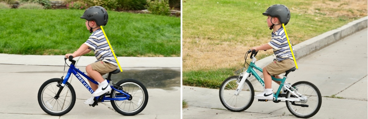 4 year old on the Prevelo Alpha Two and woom GO 3