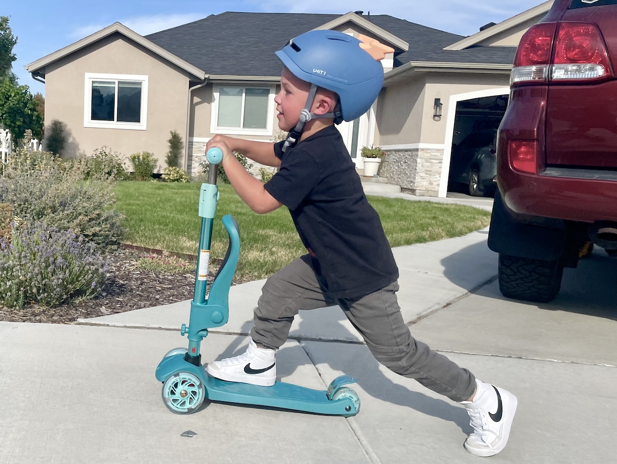 retrospec chipmunk plus toddler scooter