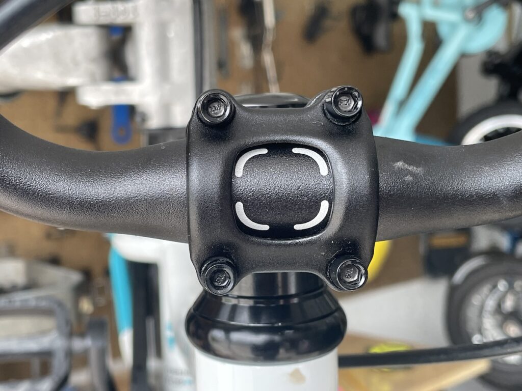 biky 14 handlebar centering markings