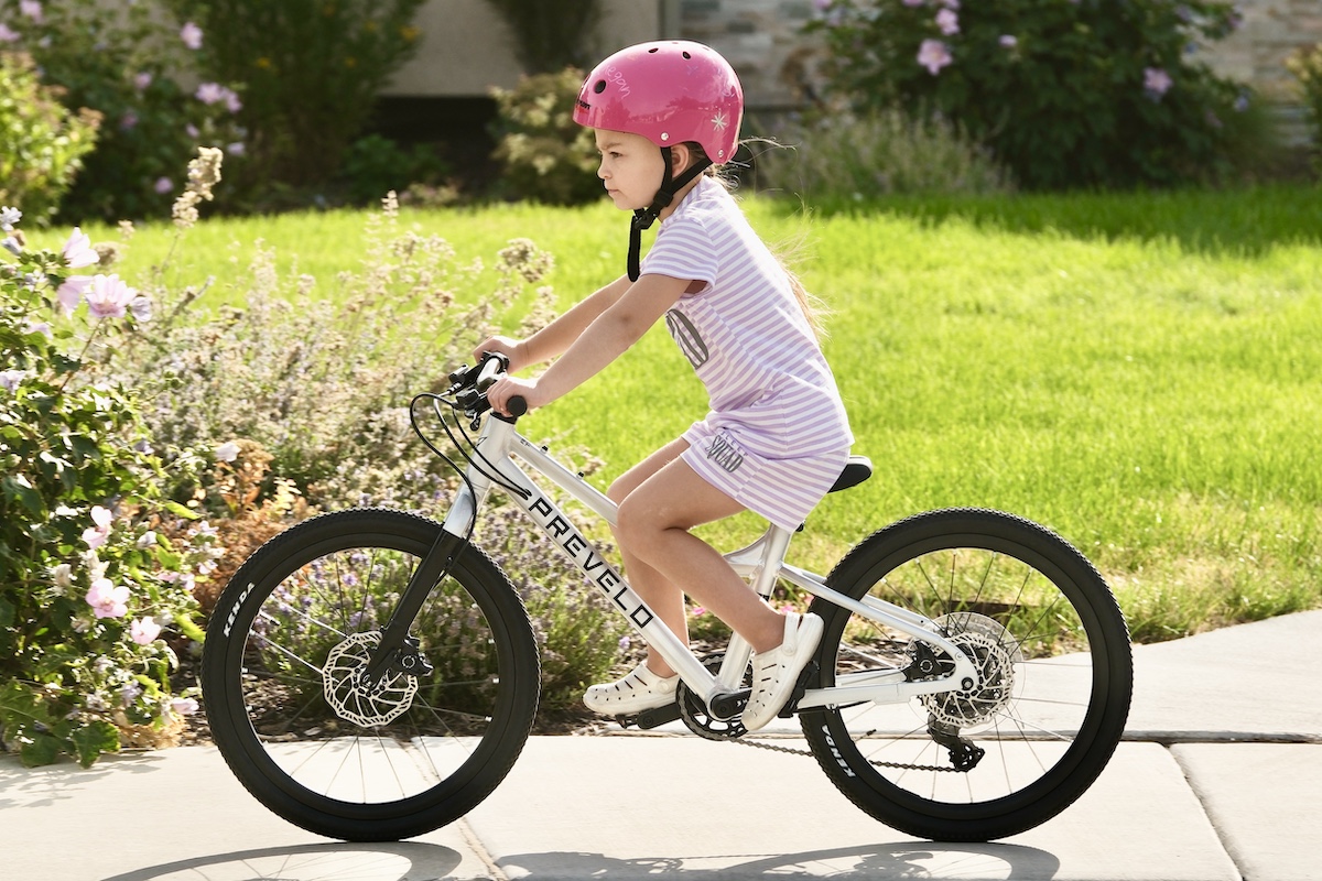 prevelo alpha three riding in the neighborhood by a 7 year old