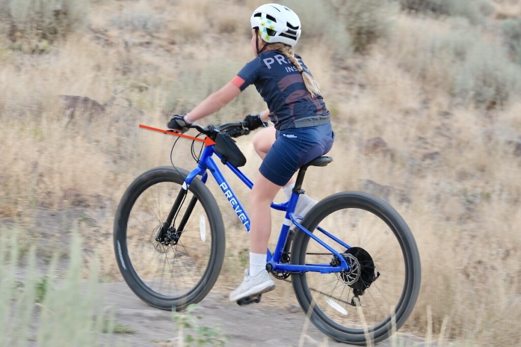 rider pod on prevelo alpha five