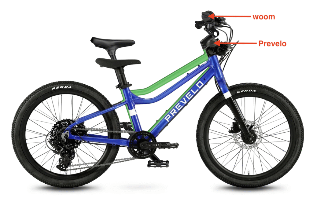 prevelo alpha three versus woom EXPLORE 4 handlebar placement