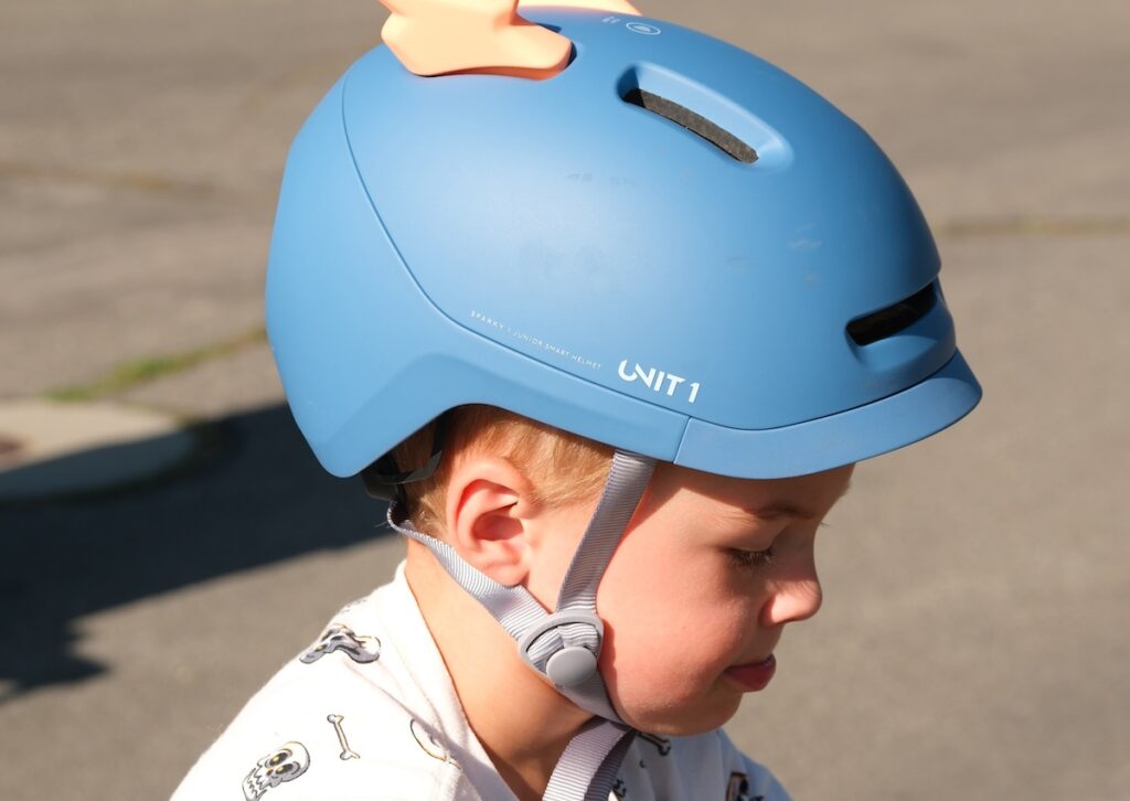unit 1 sparky helmet with logo