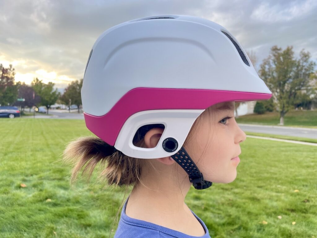 HighBar kids helmet side shot