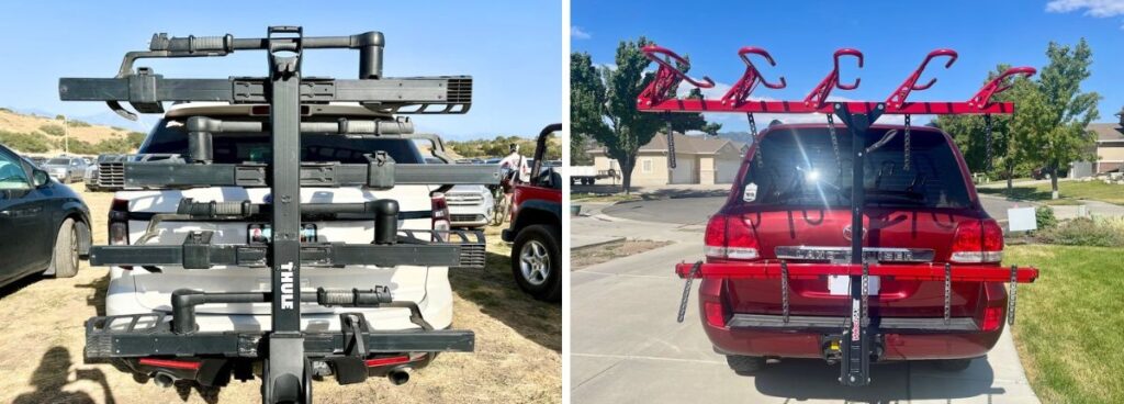 thule T2 Pro platform rack vs velociRAX 5X MAX