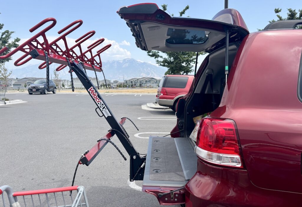velocirax max tilt while loading