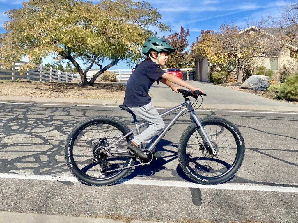 rider on the Early Rider Seeker 24
