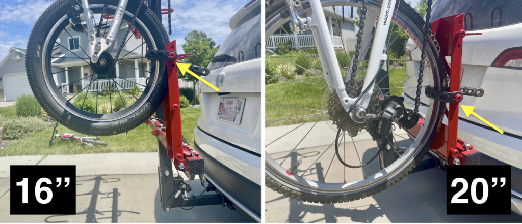 VelociRAX Wheelbase adaptor