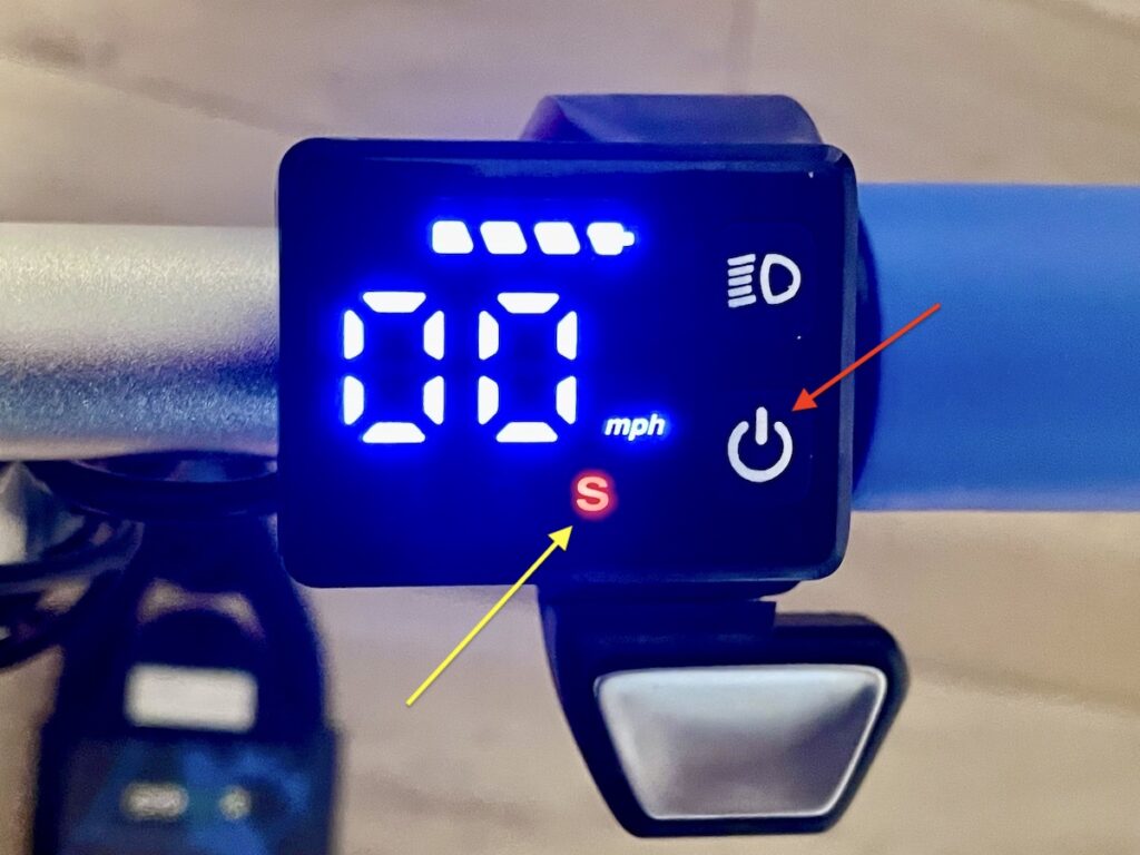 electric scooter digital screen