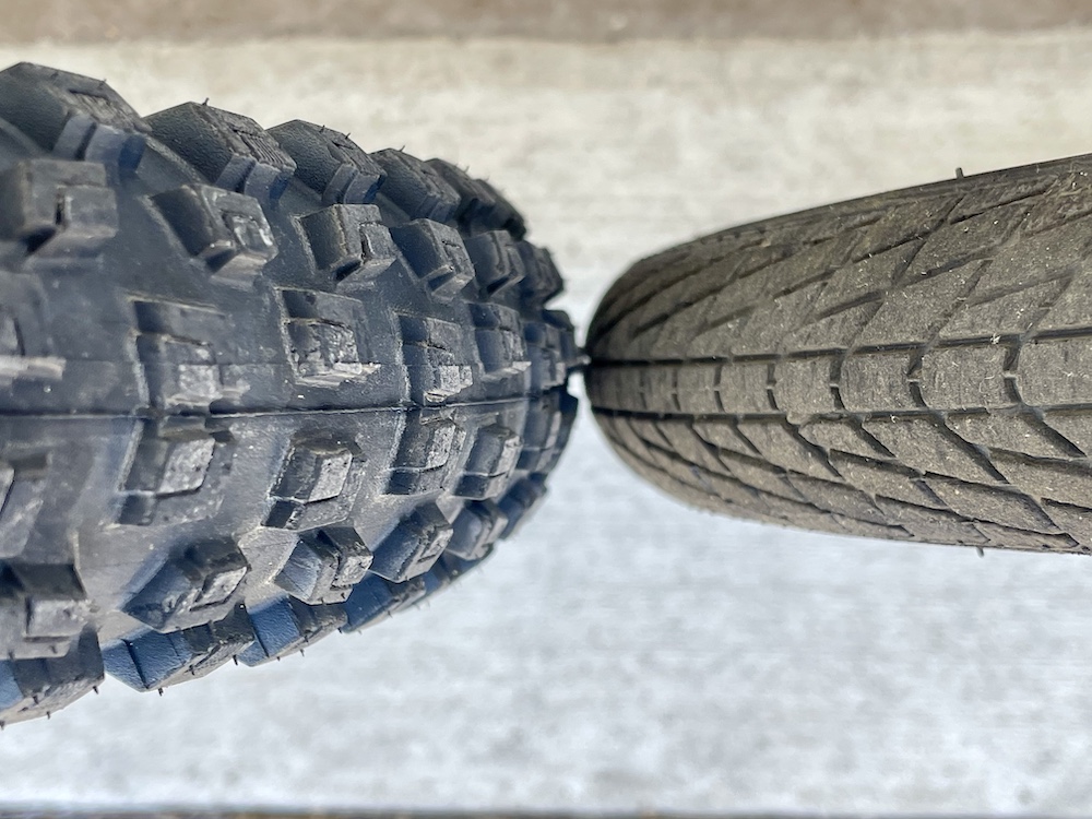 Riprock Coaster 16 wide knobby tires